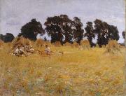 John Singer Sargent Reapers Resting in a Wheatfield (mk18) oil painting on canvas
